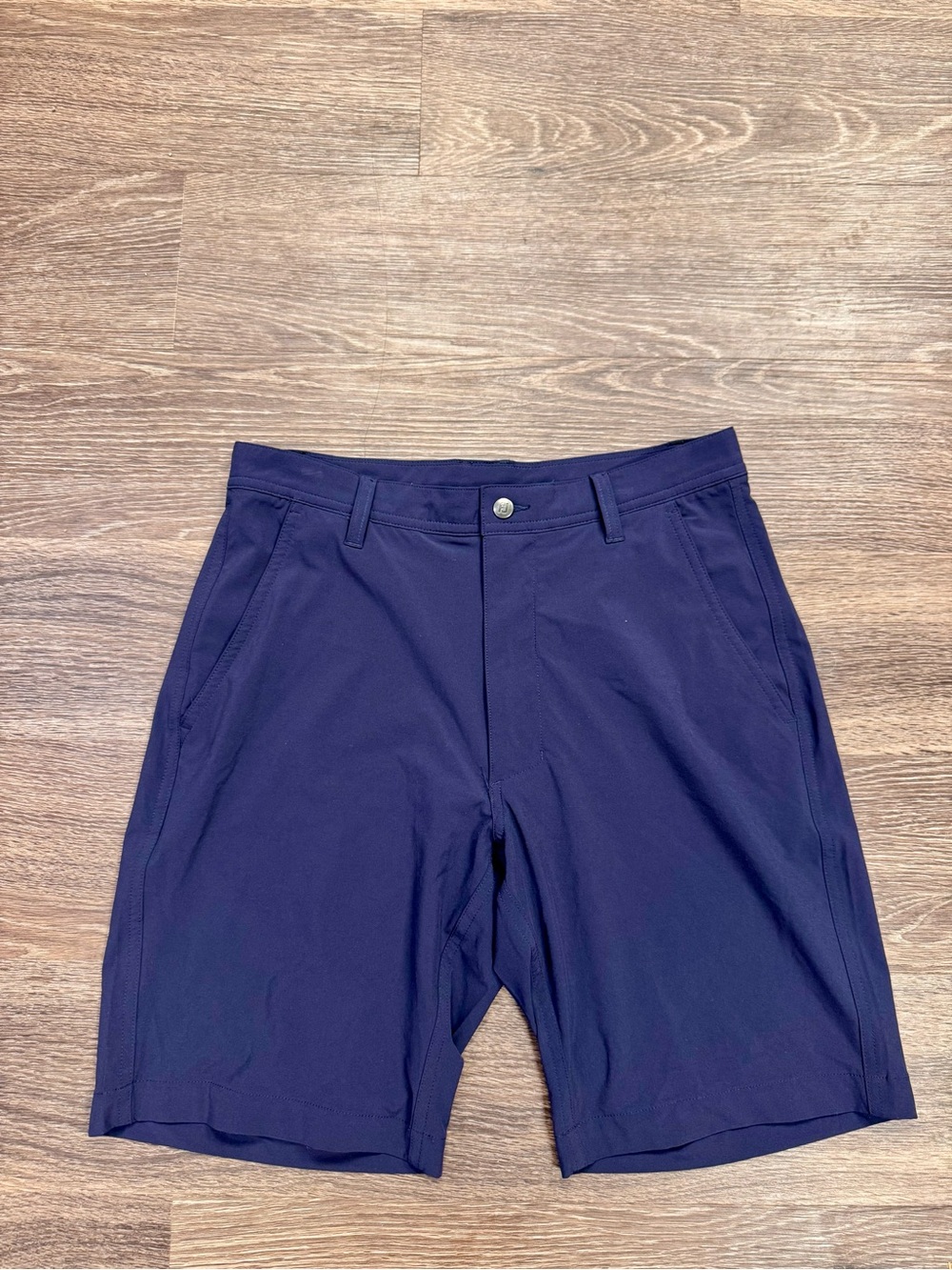 FootJoy FJ Performance Golf Shorts Navy Stretch Flat Front Men's W30